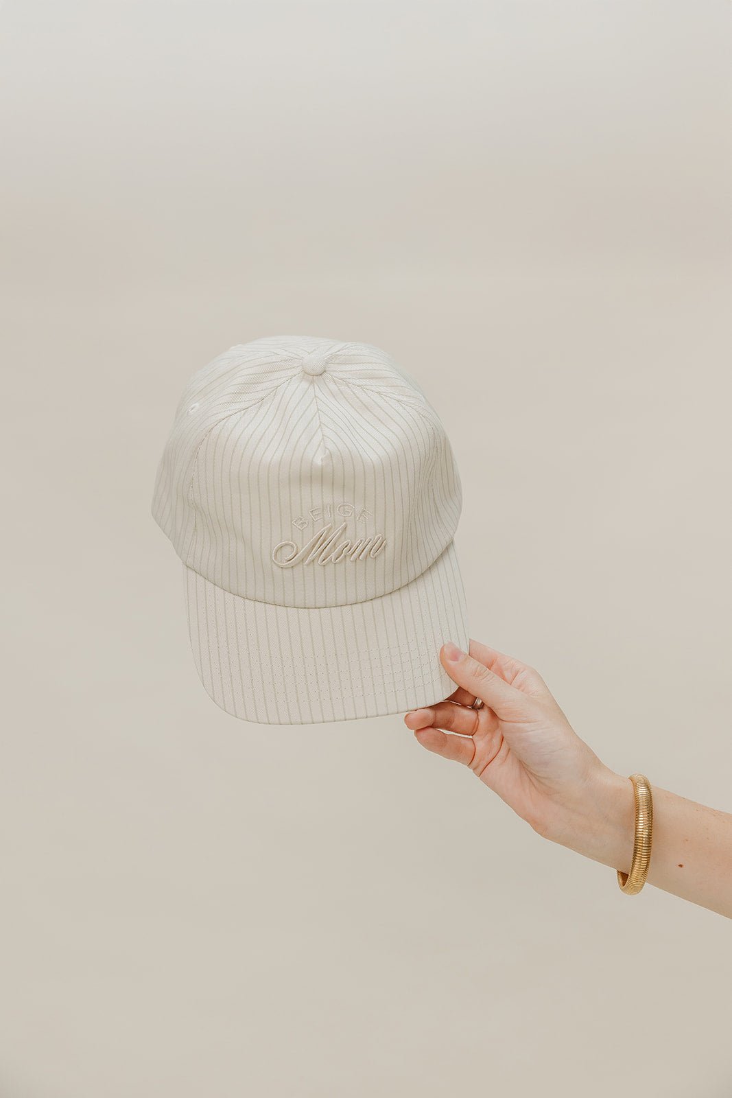 BEIGE MOM BASEBALL CAP - Shop LINNY CO