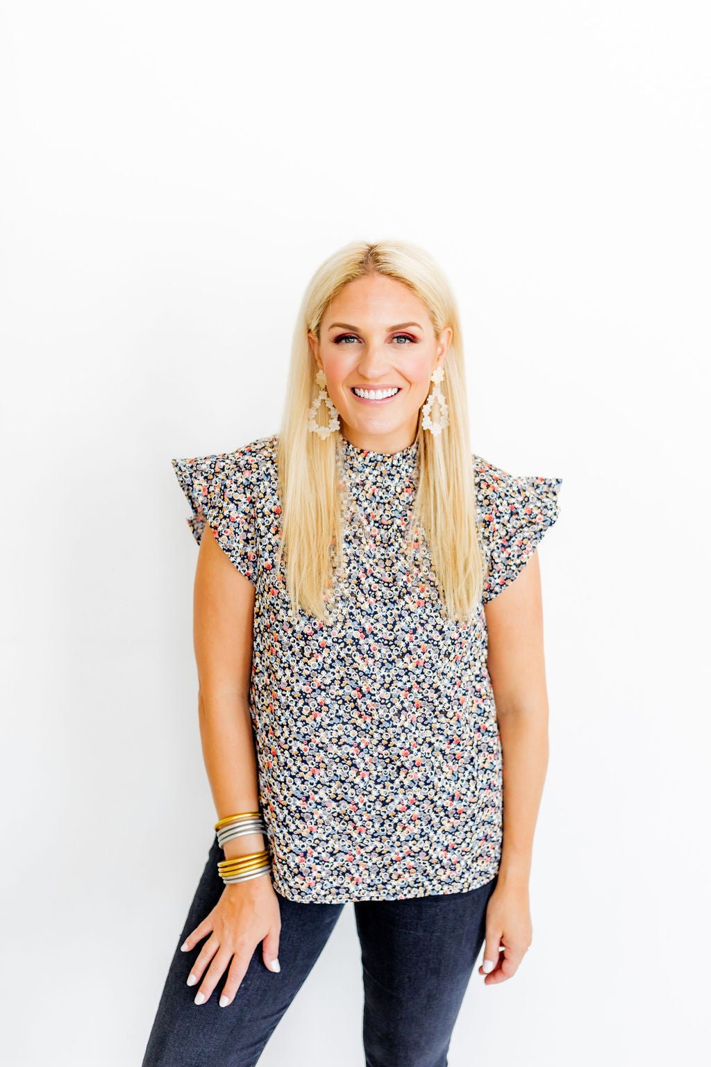 Bianca Statement Earrings - Milky Way - Shop LINNY CO