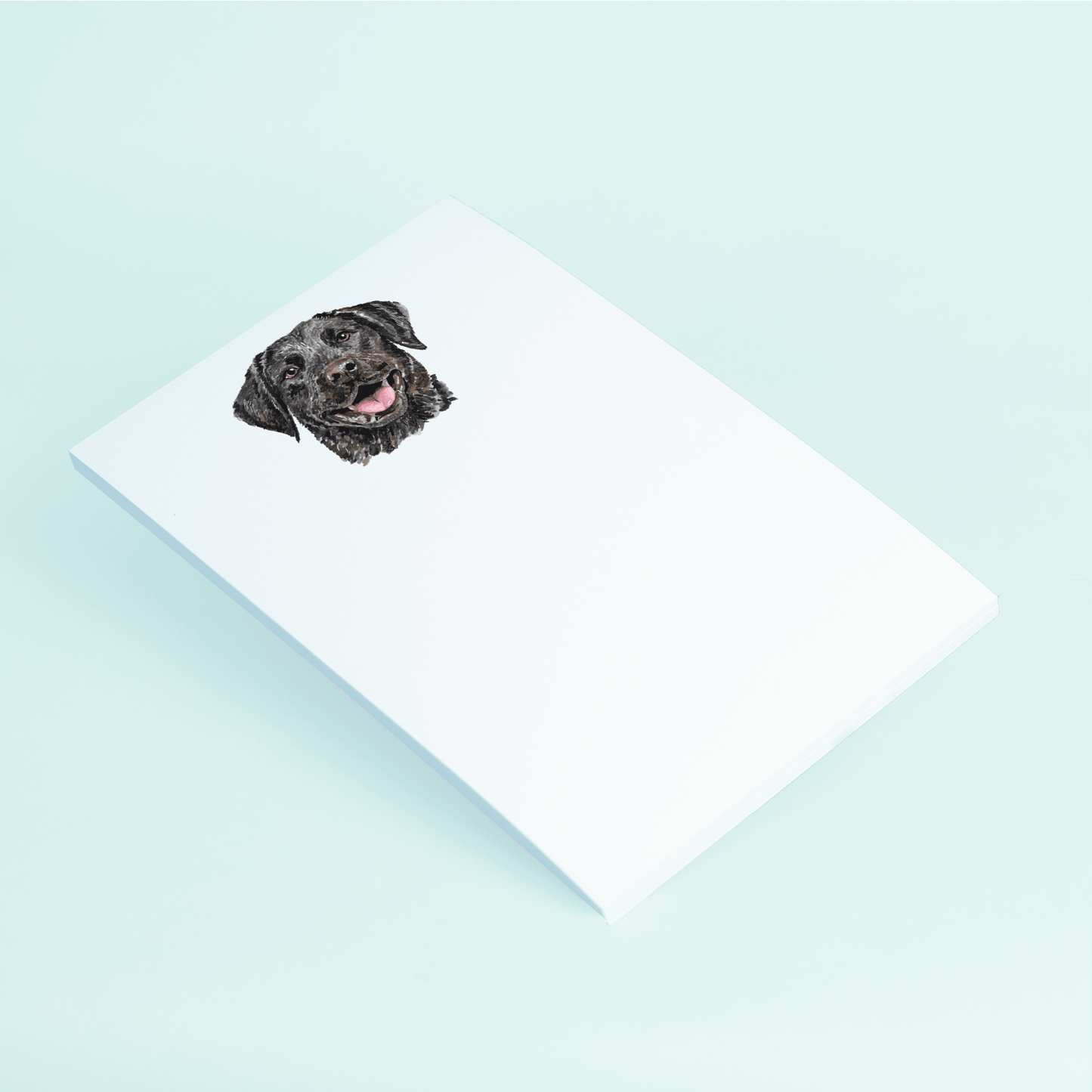 Black Lab Portrait Notepad - Shop LINNY CO