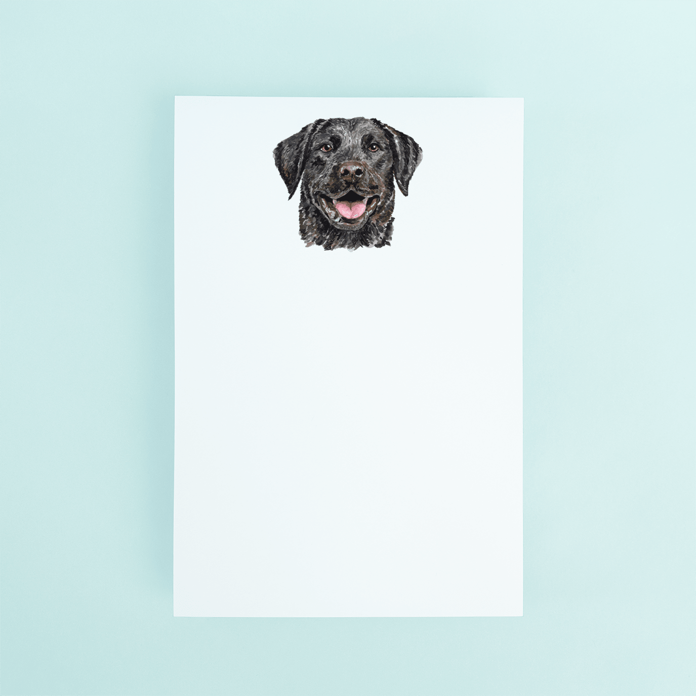 Black Lab Portrait Notepad - Shop LINNY CO