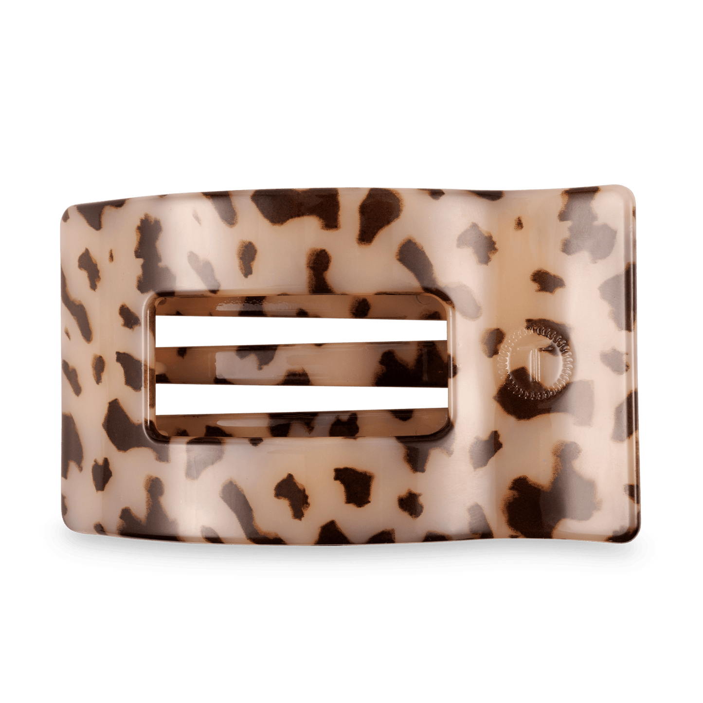 Blonde Tortoise Large Flat Rectangle Hair Clip - Shop LINNY CO
