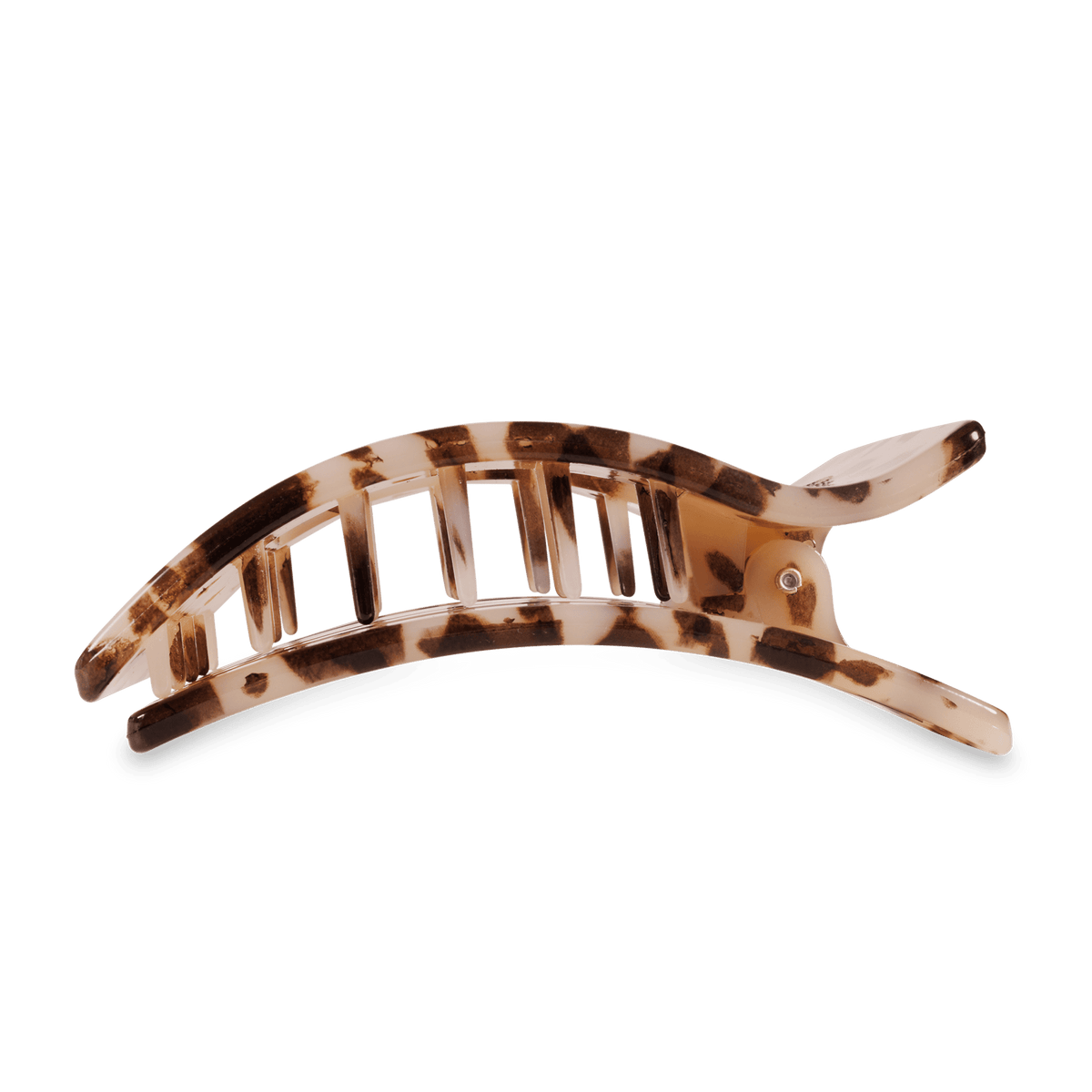 Blonde Tortoise Large Flat Rectangle Hair Clip - Shop LINNY CO