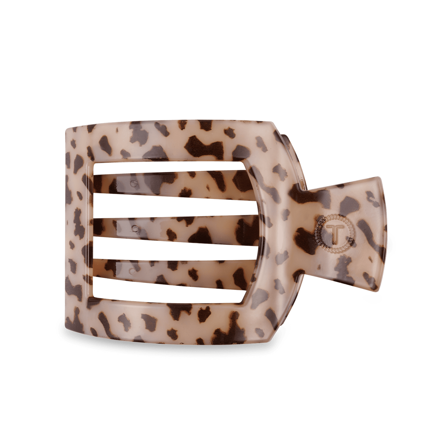 Blonde Tortoise Large Flat Square Hair Clip - Shop LINNY CO