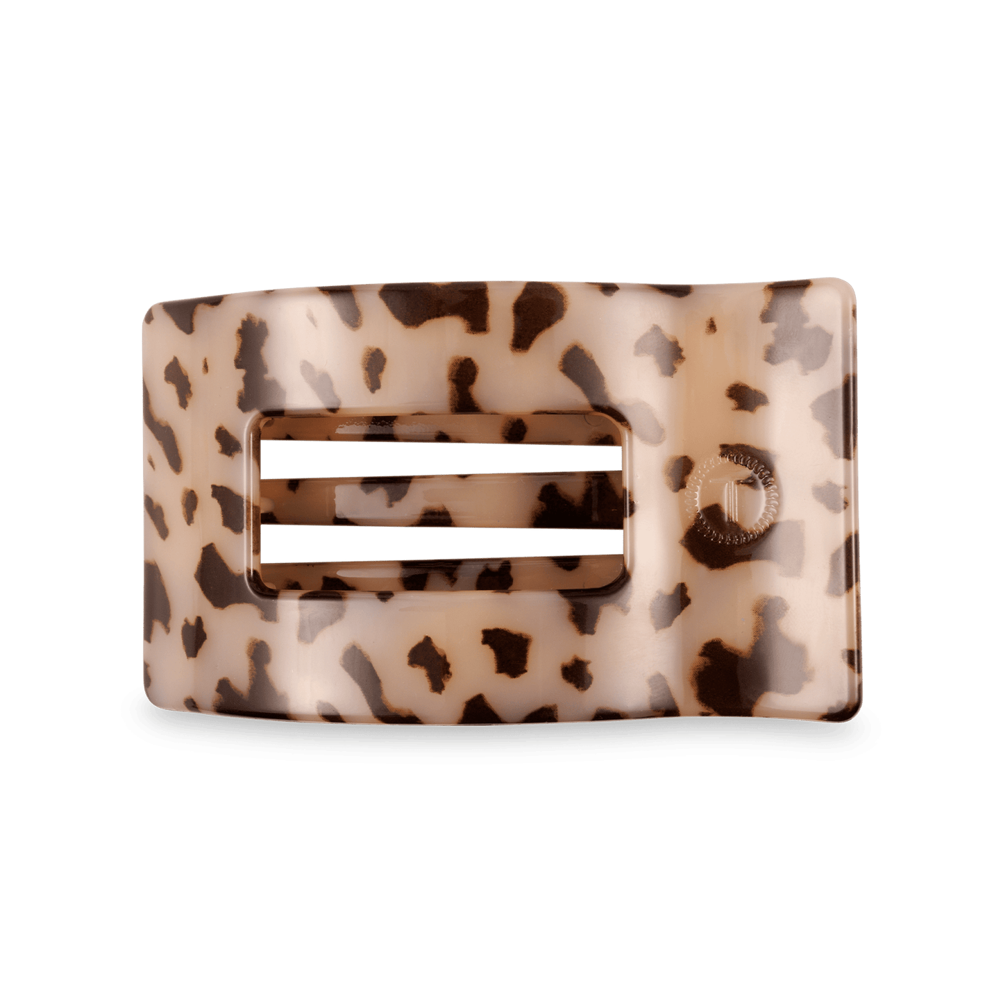 Blonde Tortoise Medium Flat Rectangle Hair Clip - Shop LINNY CO