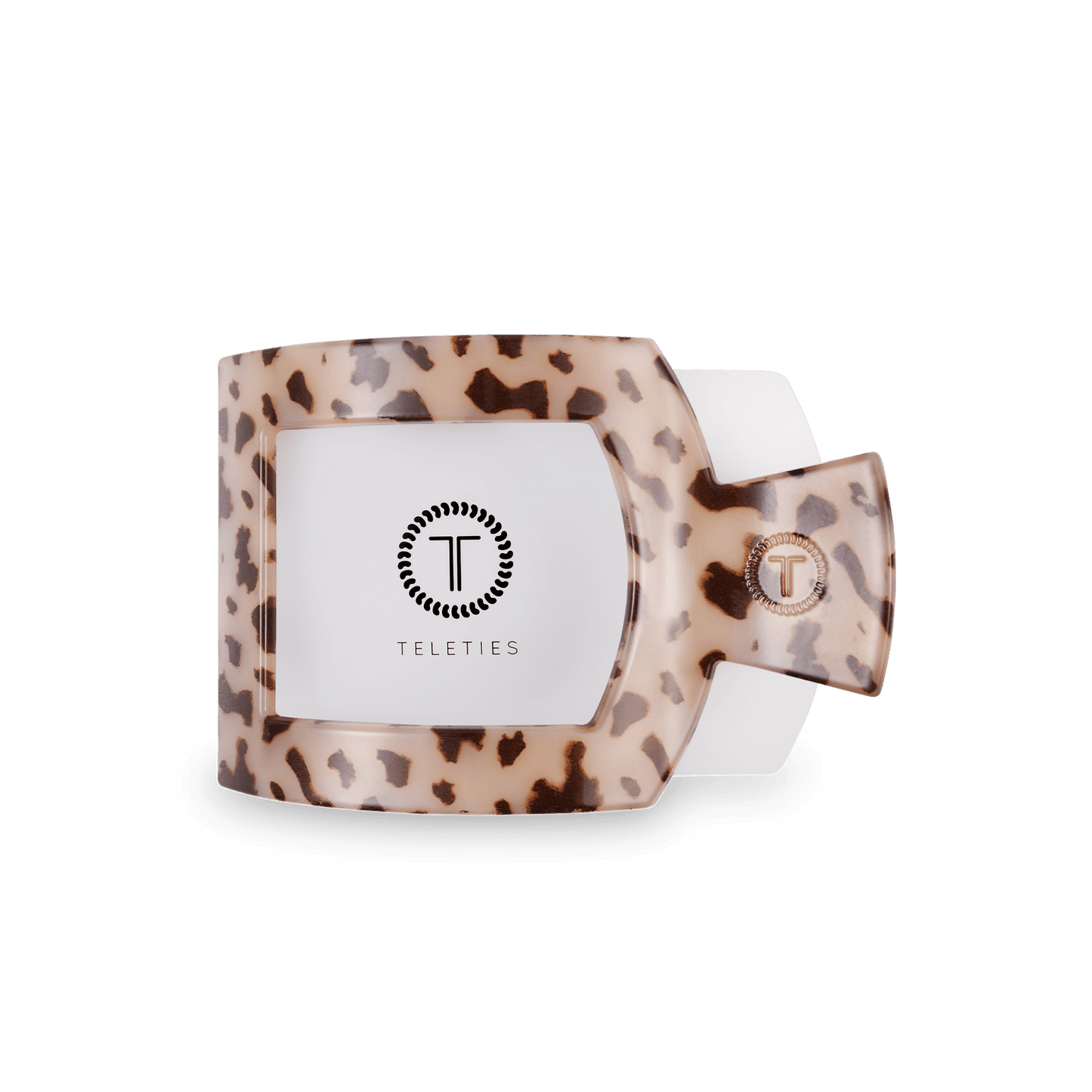 Blonde Tortoise Medium Flat Square Hair Clip - Shop LINNY CO