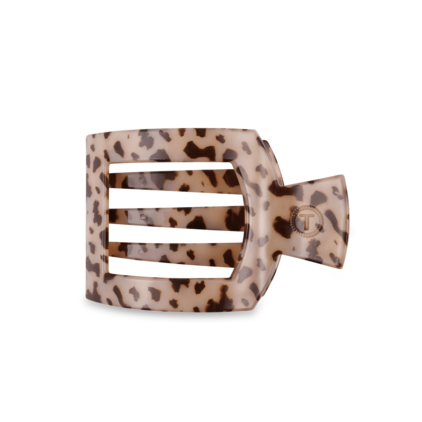 Blonde Tortoise Medium Flat Square Hair Clip - Shop LINNY CO