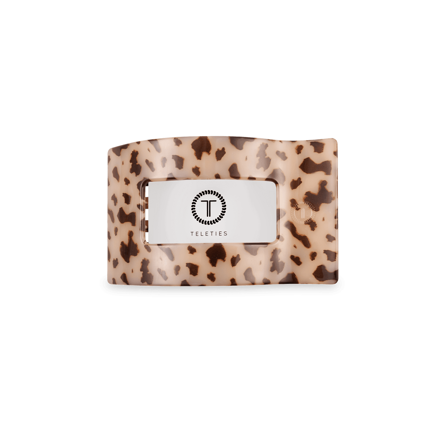Blonde Tortoise Small Flat Rectangle Hair Clip - Shop LINNY CO