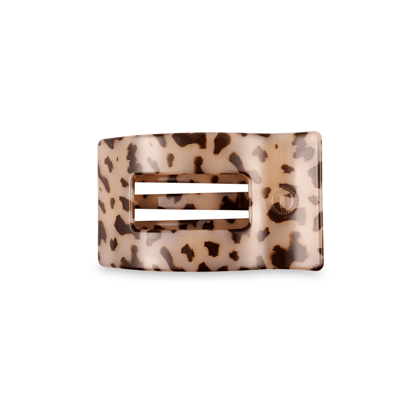 Blonde Tortoise Small Flat Rectangle Hair Clip - Shop LINNY CO