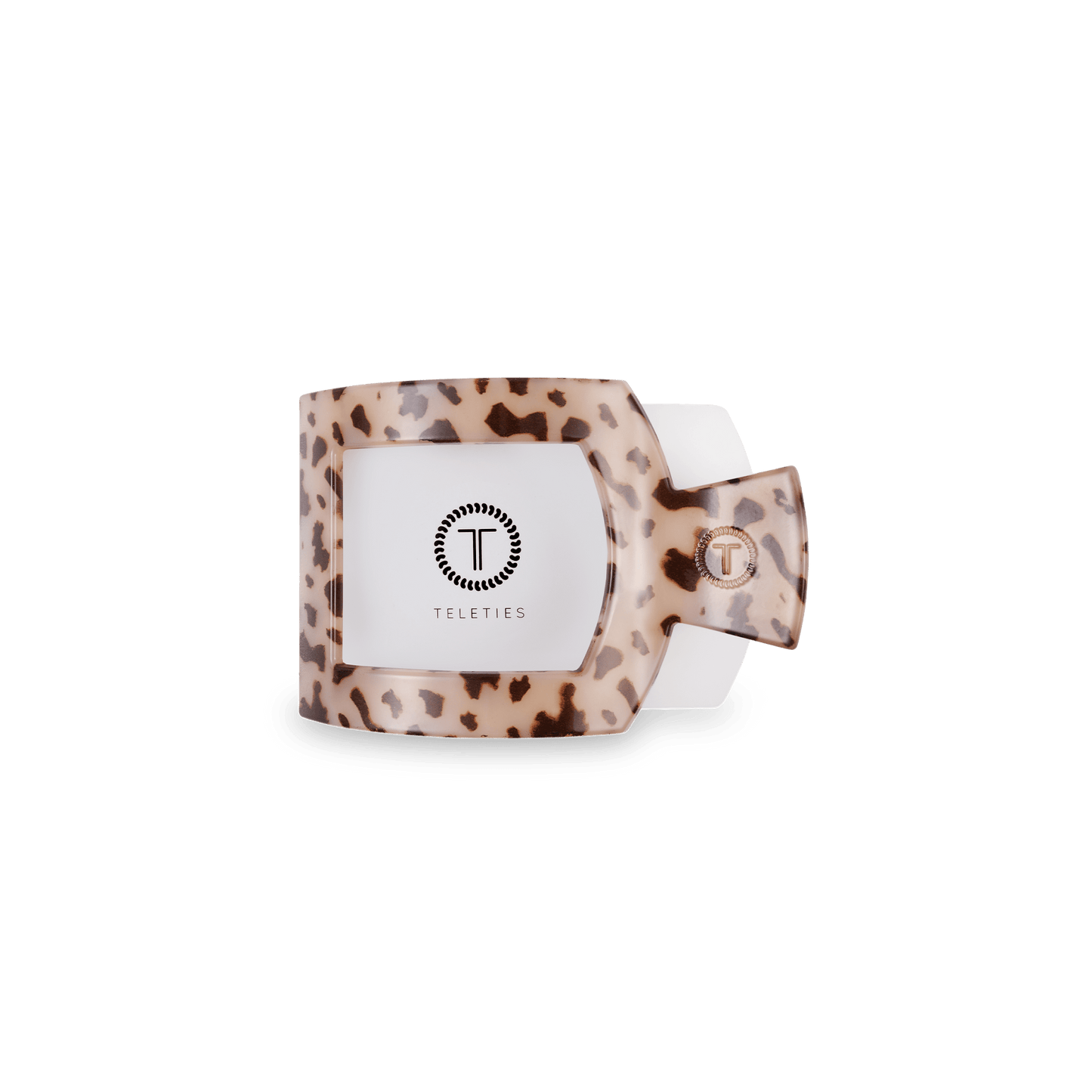 Blonde Tortoise Small Flat Square Hair Clip - Shop LINNY CO