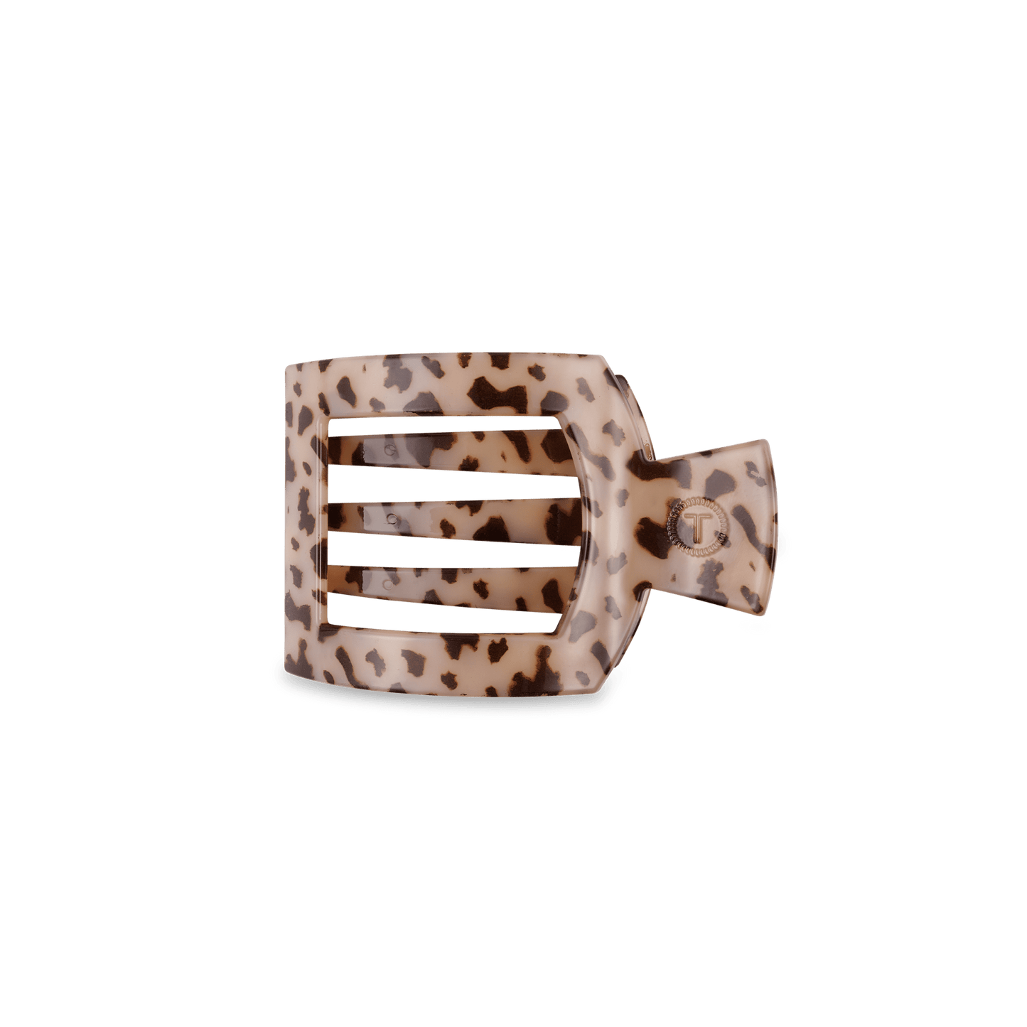 Blonde Tortoise Small Flat Square Hair Clip - Shop LINNY CO