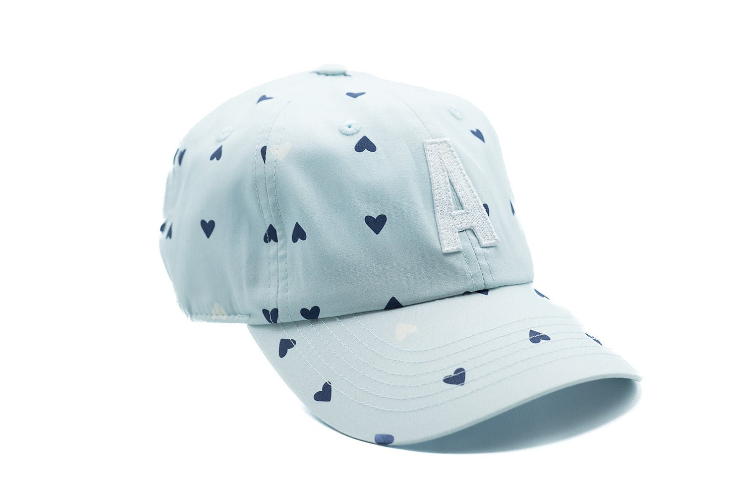 Blue Hearts Letter Baseball Hat - Shop LINNY CO