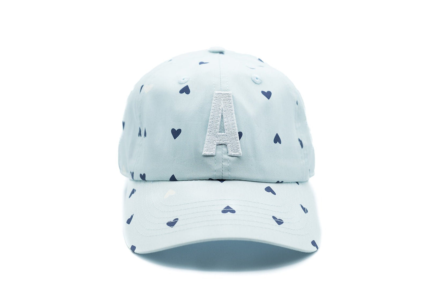 Blue Hearts Letter Baseball Hat - Shop LINNY CO