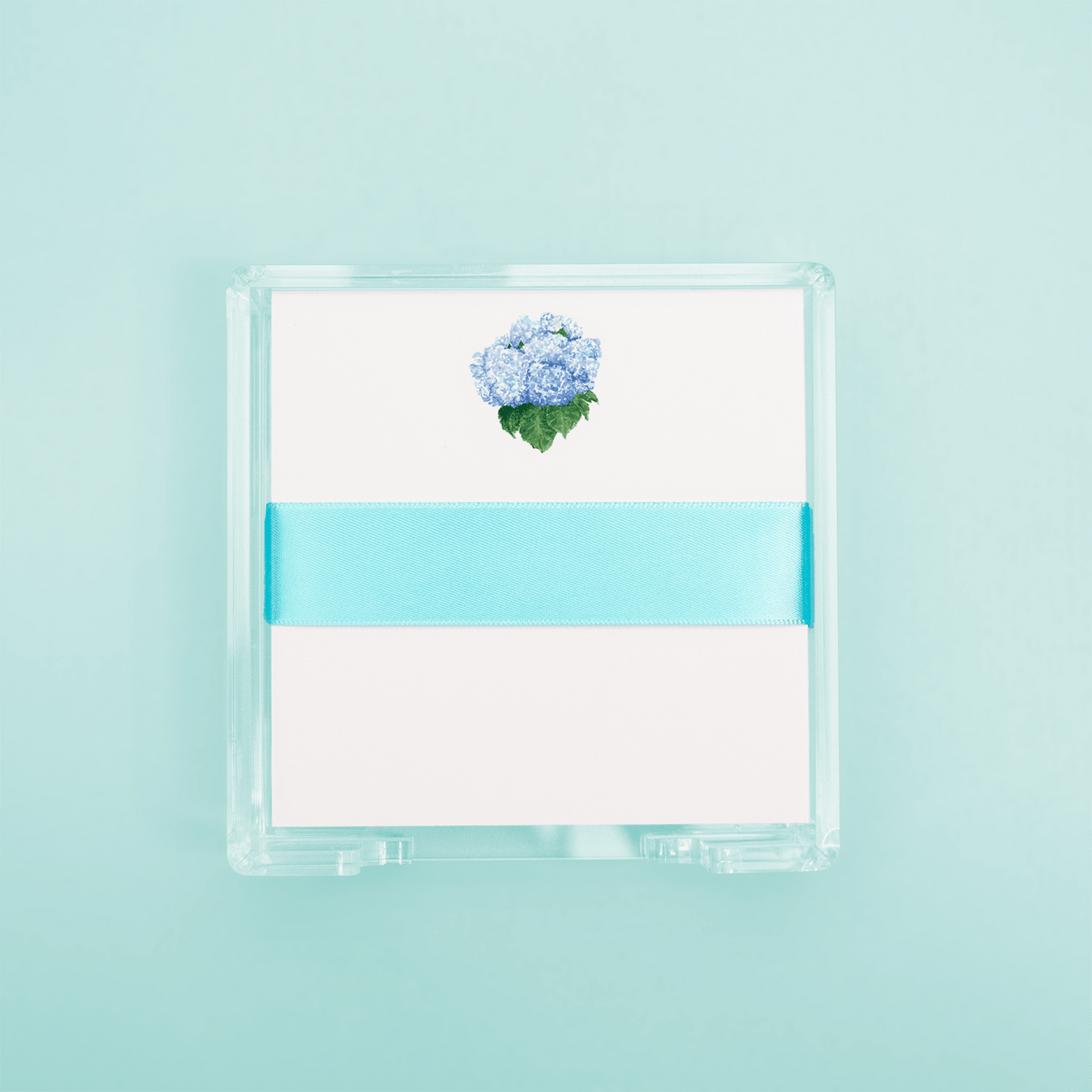 Blue Hydrangea Square Desk Set - Shop LINNY CO