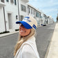 Booked and Busy - Royal Blue Vintage Trucker Hat - PREORDER - Shop LINNY CO