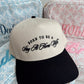 Born To Be A Stay At Home Wife - Black Vintage Trucker Hat - Shop LINNY CO