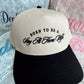 Born To Be A Stay At Home Wife - Black Vintage Trucker Hat - Shop LINNY CO