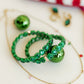Bracelet - Candy Gem Heart Green - Shop LINNY CO