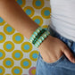 Bracelet - Candy Gem Heart Green - Shop LINNY CO