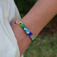 Bracelet - Candy Gem Heart Rainbow - Shop LINNY CO