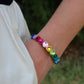 Bracelet - Candy Gem Heart Rainbow - Shop LINNY CO