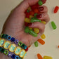 Bracelet - Candy Gem Heart Rainbow - Shop LINNY CO