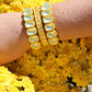Bracelet - Candy Gem Oval Yellow - Shop LINNY CO