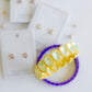 Bracelet - Candy Gem Oval Yellow - Shop LINNY CO