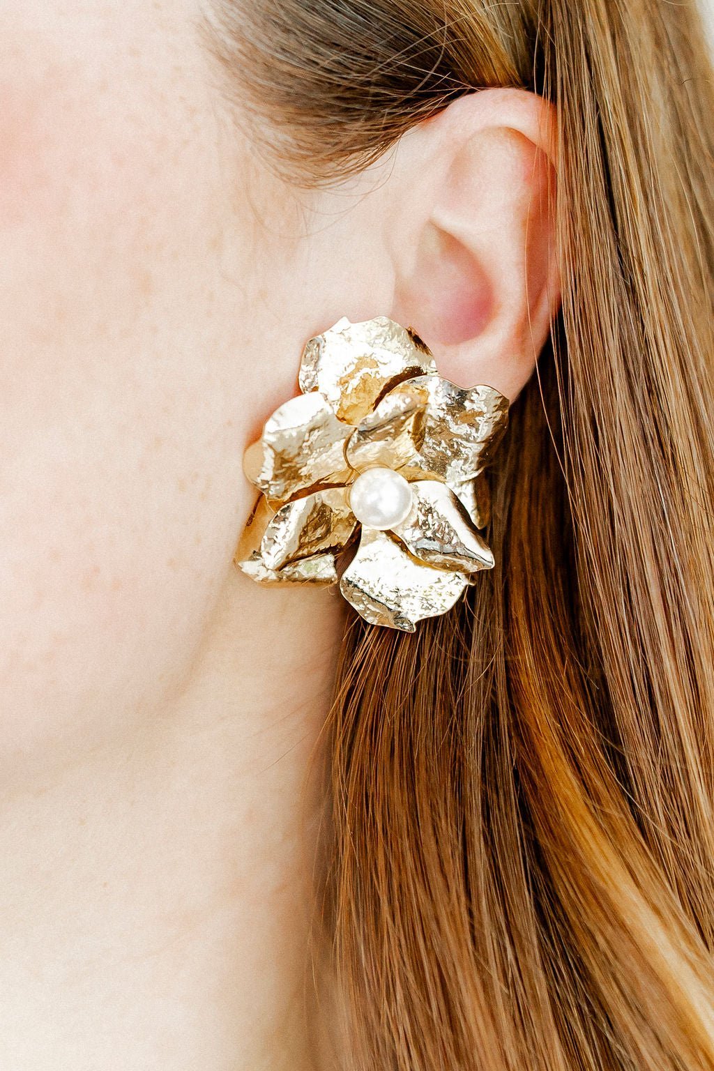 Bridget Flower Statement Earrings - Shop LINNY CO