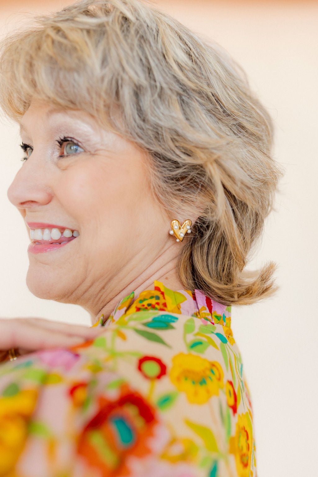 Bristol Heart Pearl Earrings - Shop LINNY CO