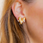 Bristol Heart Pearl Earrings - Shop LINNY CO