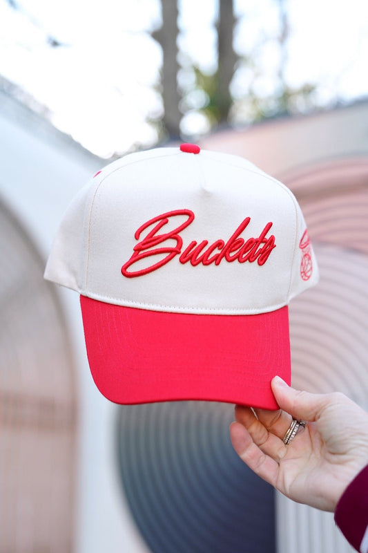 Buckets - Red Vintage Trucker Hat - Shop LINNY CO