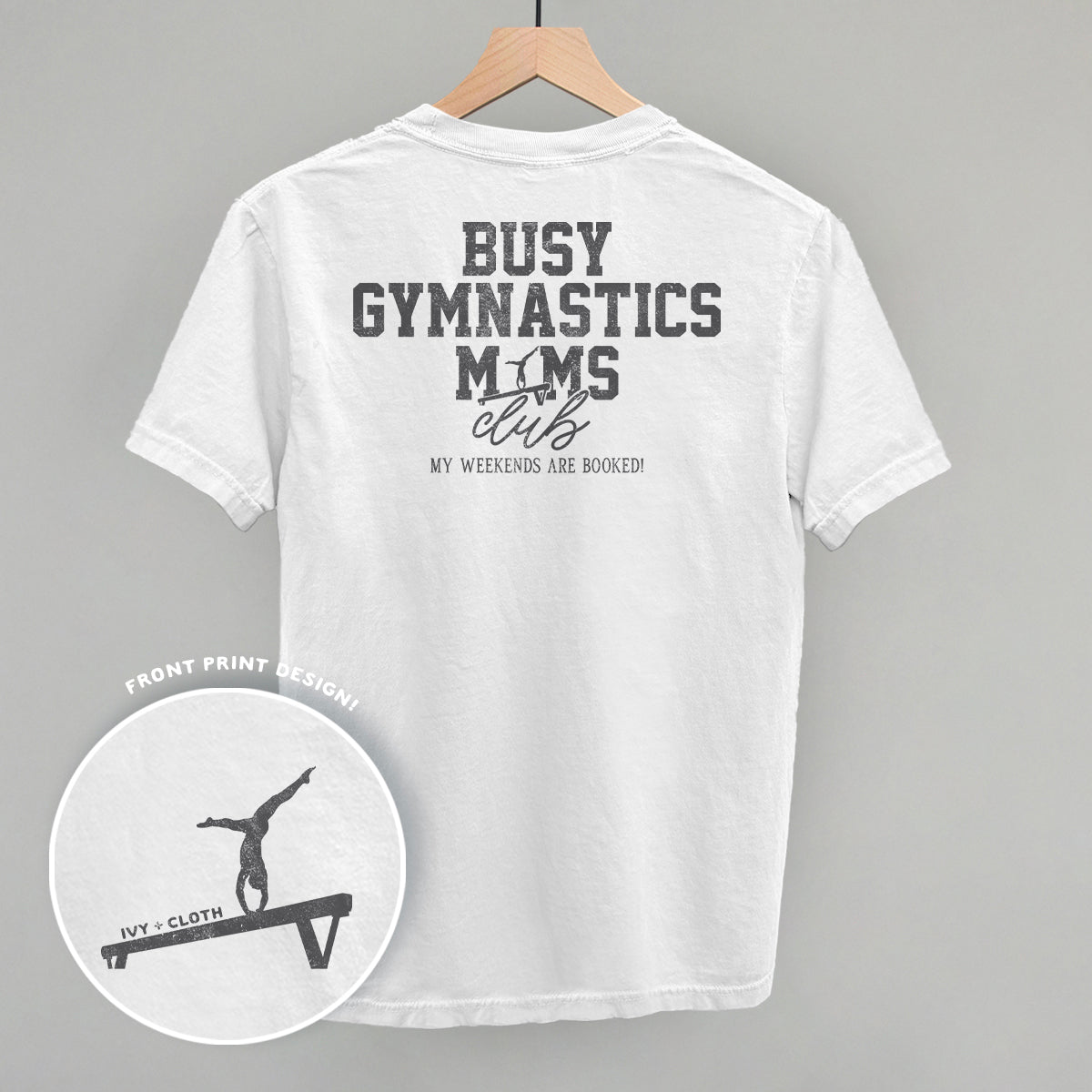 Busy Gymnastics Moms Club (Back Print) - Shop LINNY CO