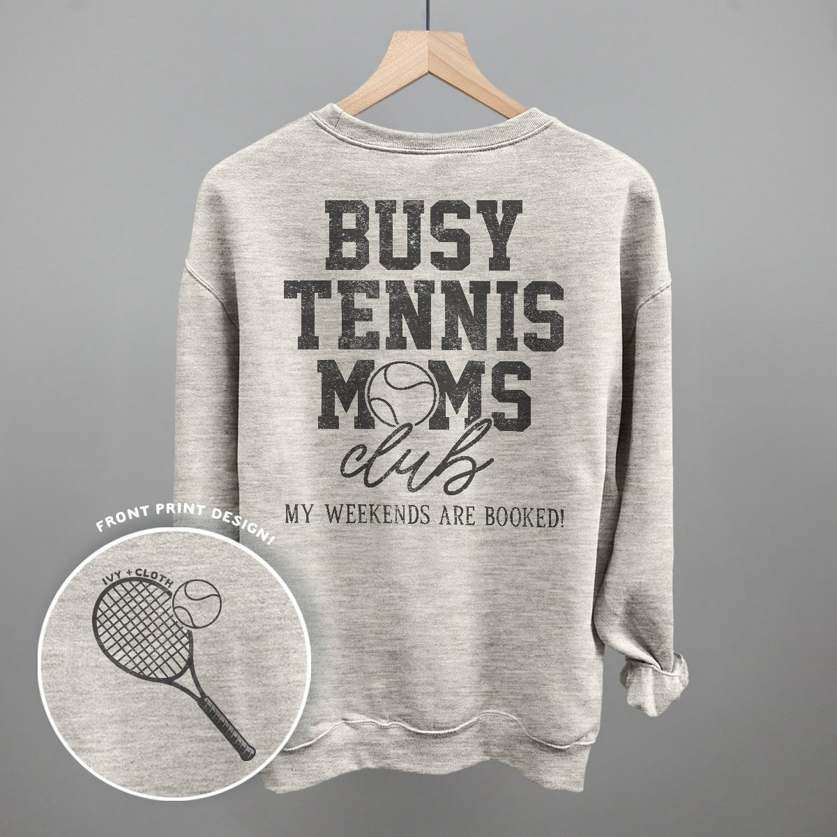 Busy Tennis Moms Club (Back Print) - Shop LINNY CO