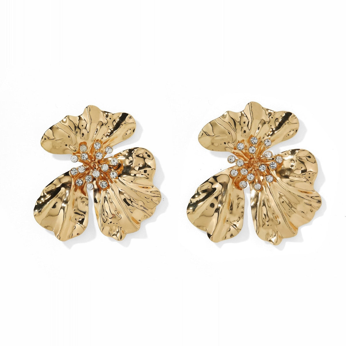 Capri Statement Earrings - Gold - Shop LINNY CO
