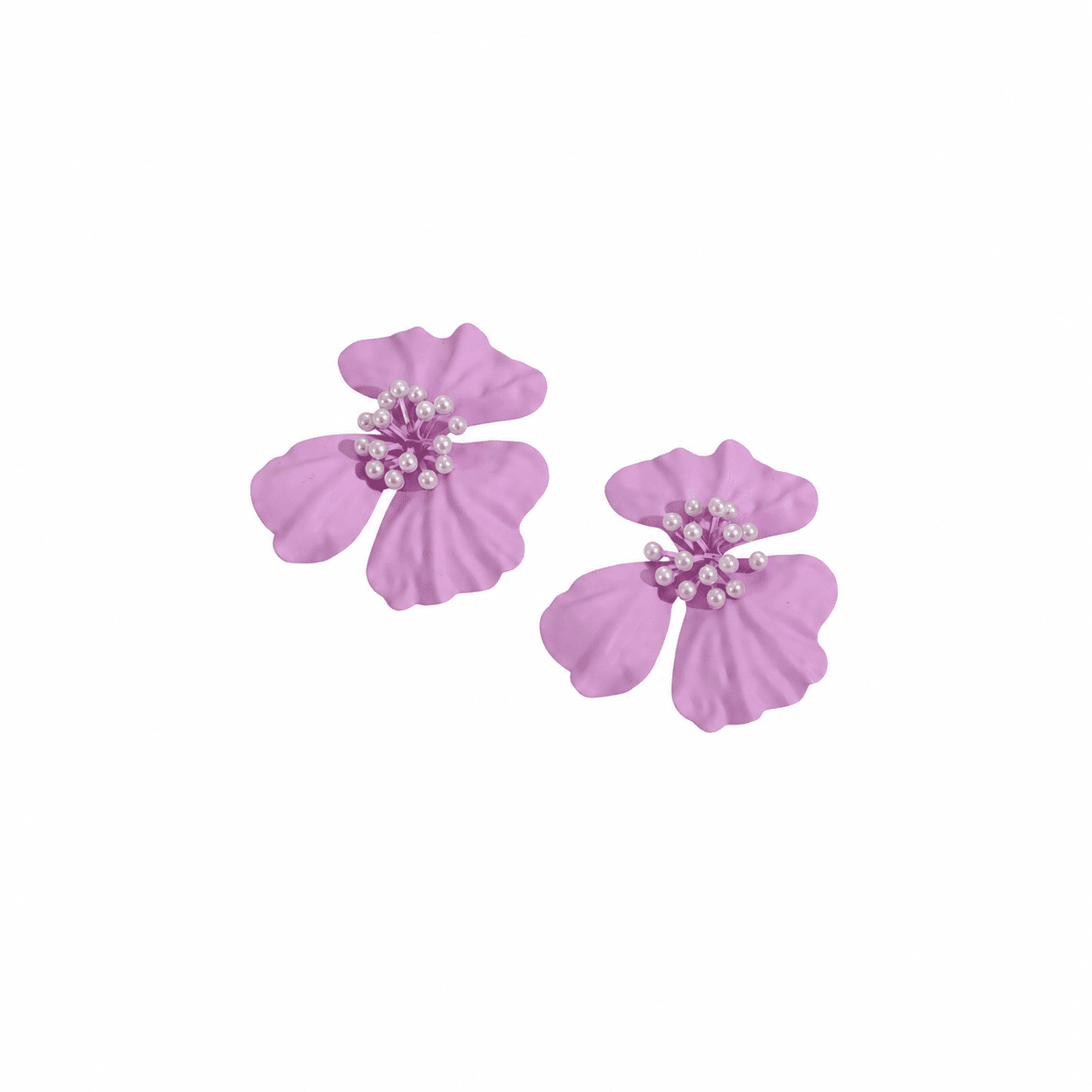 Capri Statement Earrings - Lilac - Shop LINNY CO