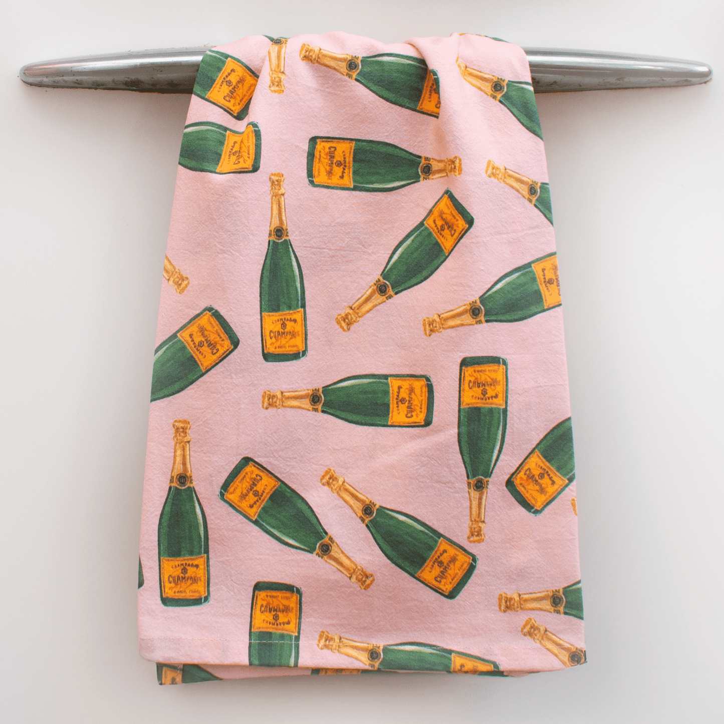 Champagne Bottles Tea Towel - Shop LINNY CO