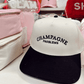 Champagne Problems - Black Vintage Trucker Hat - Shop LINNY CO