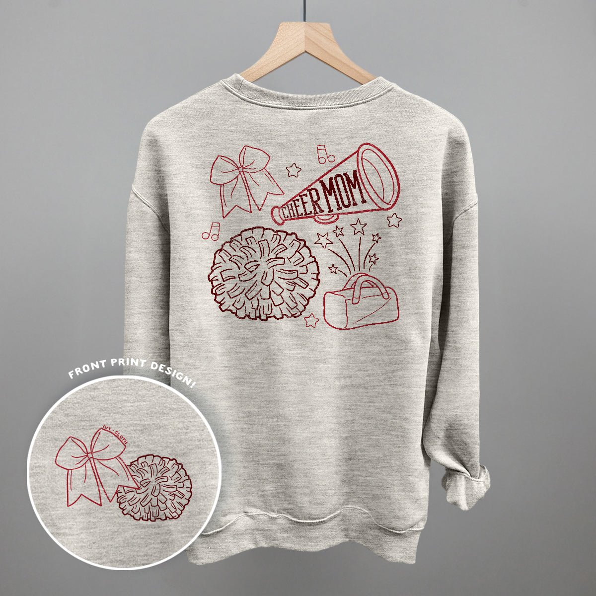 Cheer Mom Doodle (Back Print) - Shop LINNY CO