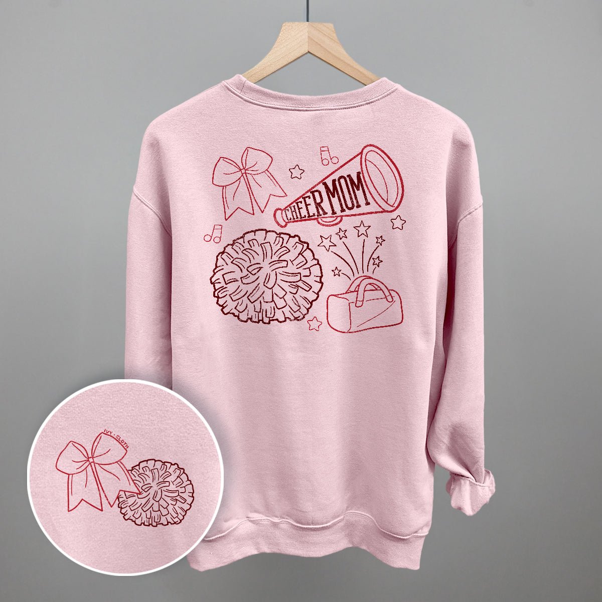 Cheer Mom Doodle (Back Print) - Shop LINNY CO