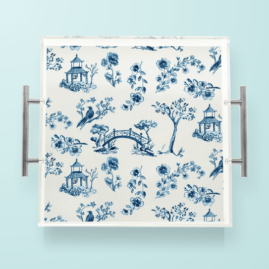 Chinoiserie Acrylic Tray - Shop LINNY CO