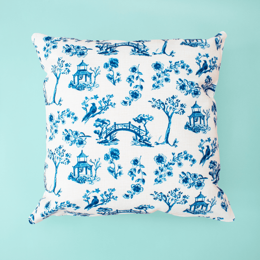 Chinoiserie Throw Pillow - Shop LINNY CO