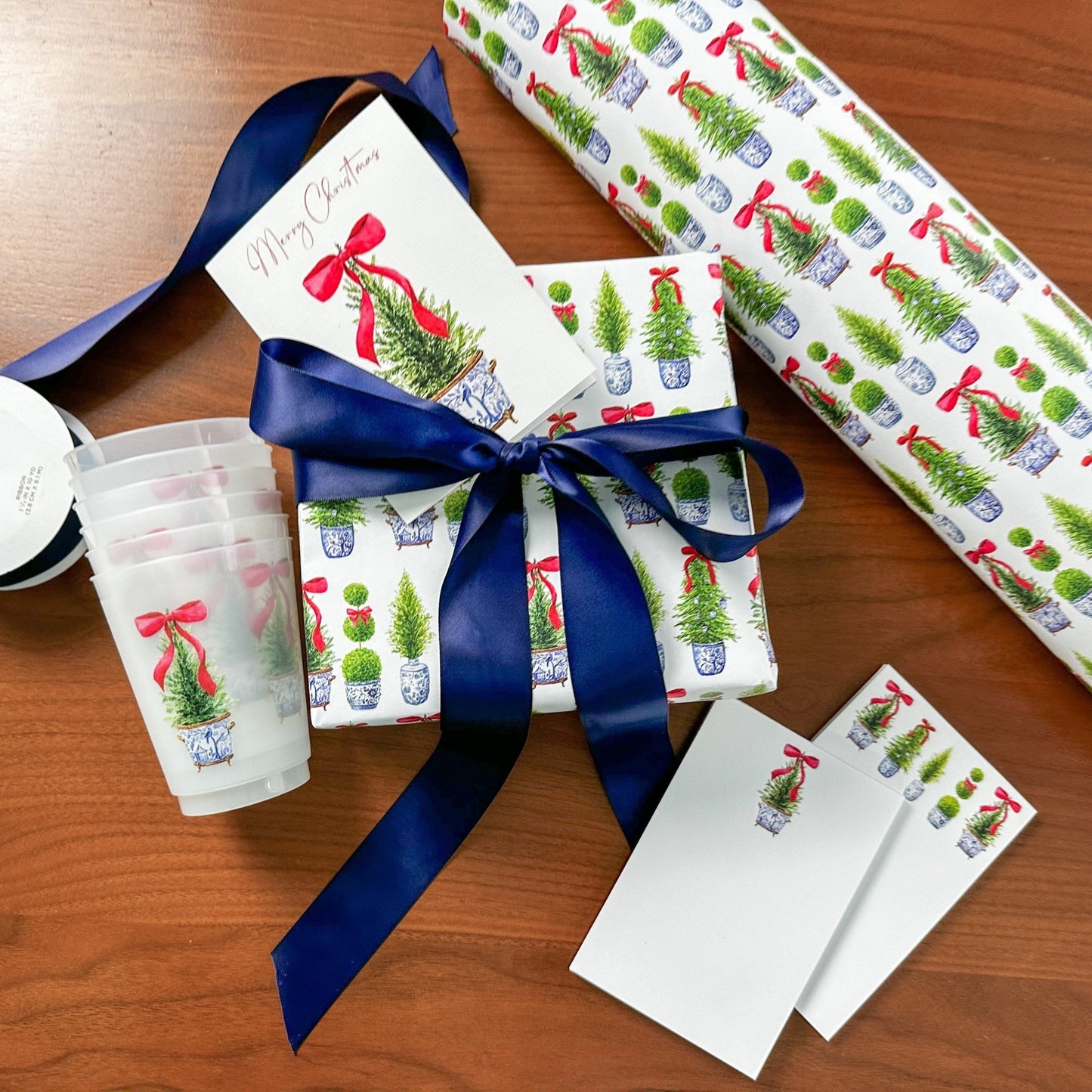 Christmas Chinoiserie Wrapping Paper - Shop LINNY CO