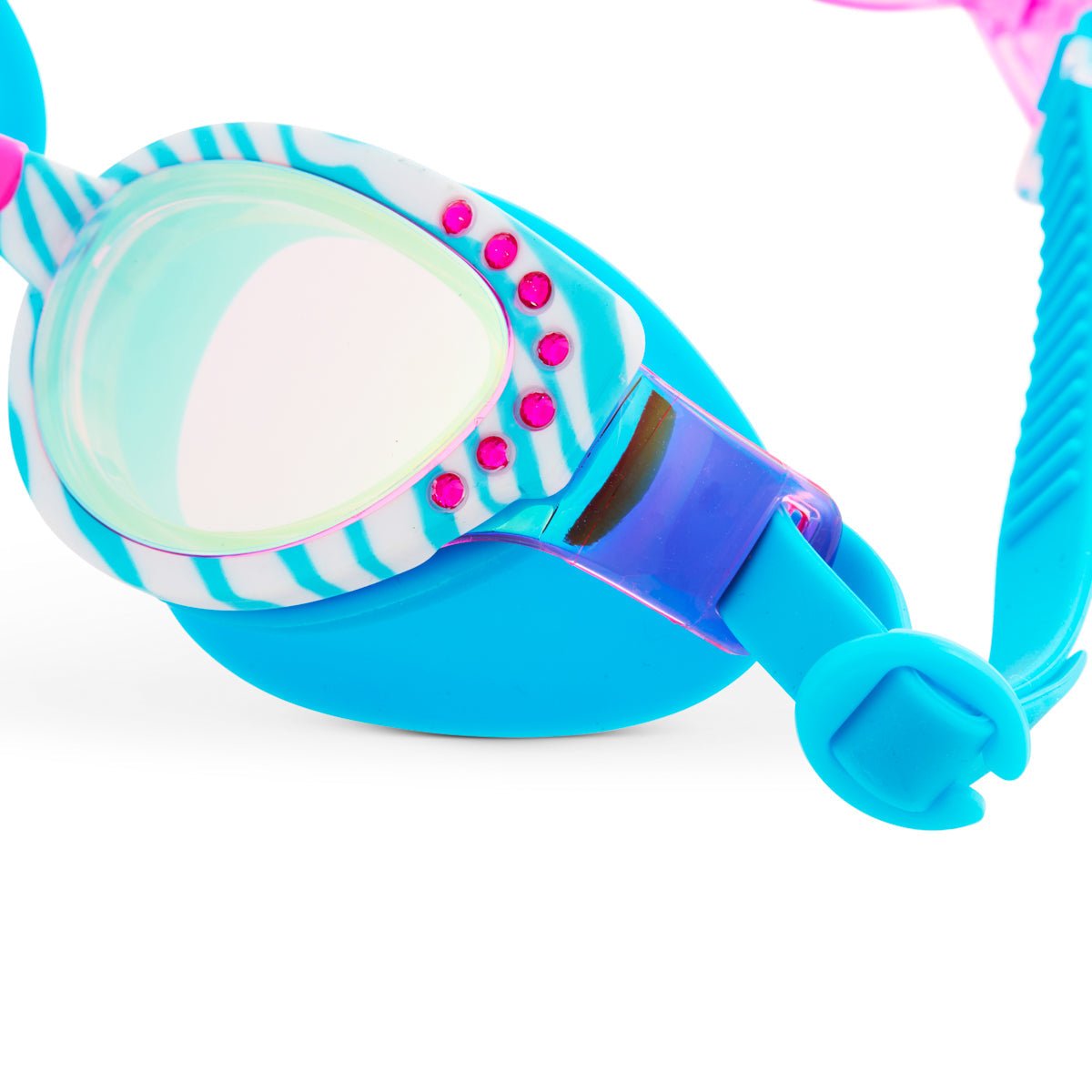 Cleo in Bella Blue Girl Kids' Swim Goggles - Shop LINNY CO