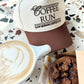 Coffee Run - Brown Vintage Trucker Hat - Shop LINNY CO