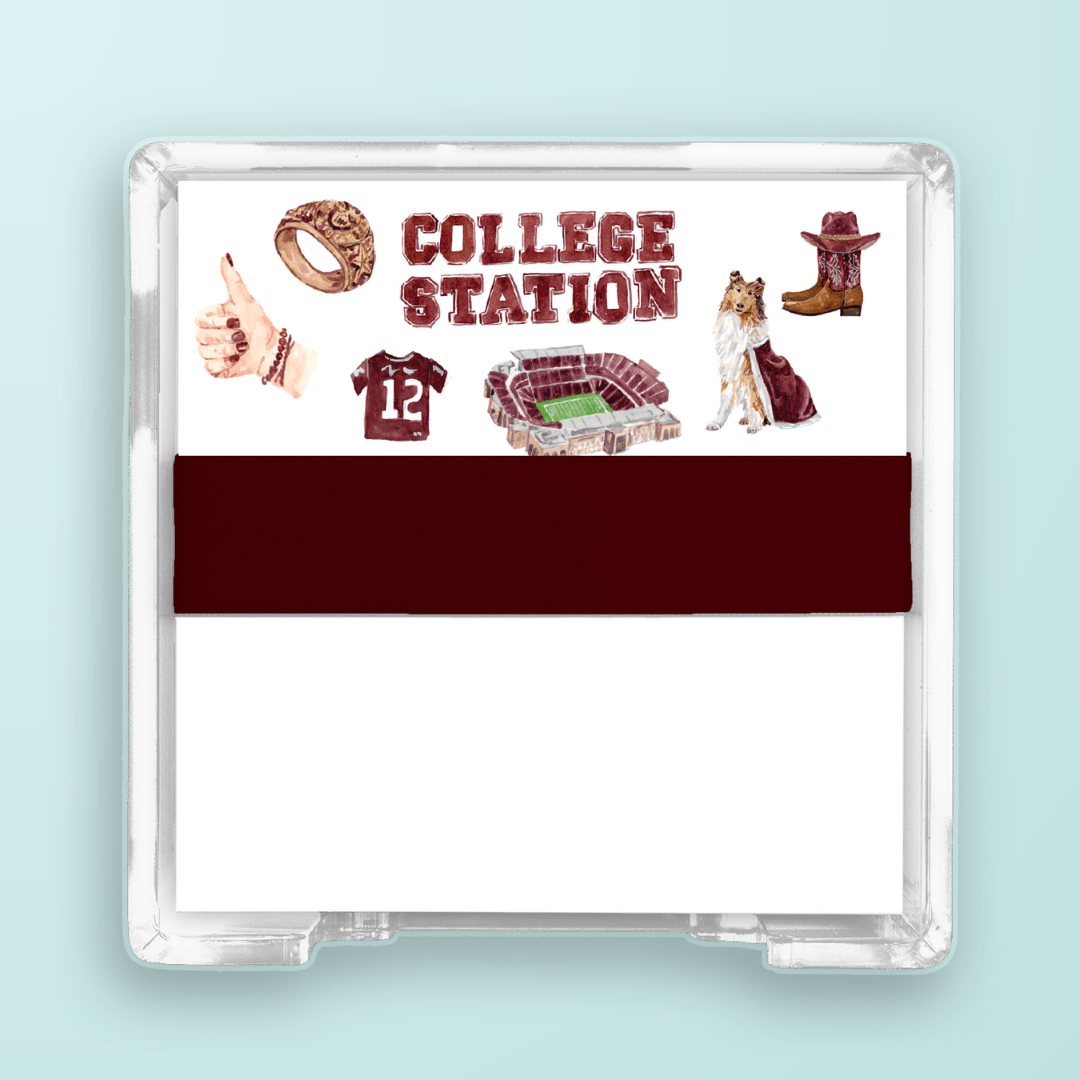 College Station Texas Pattern Desk Set - Shop LINNY CO