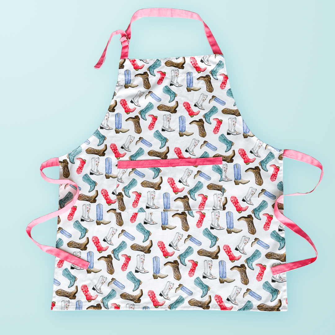 Colorful Cowboy Boots Apron - Shop LINNY CO