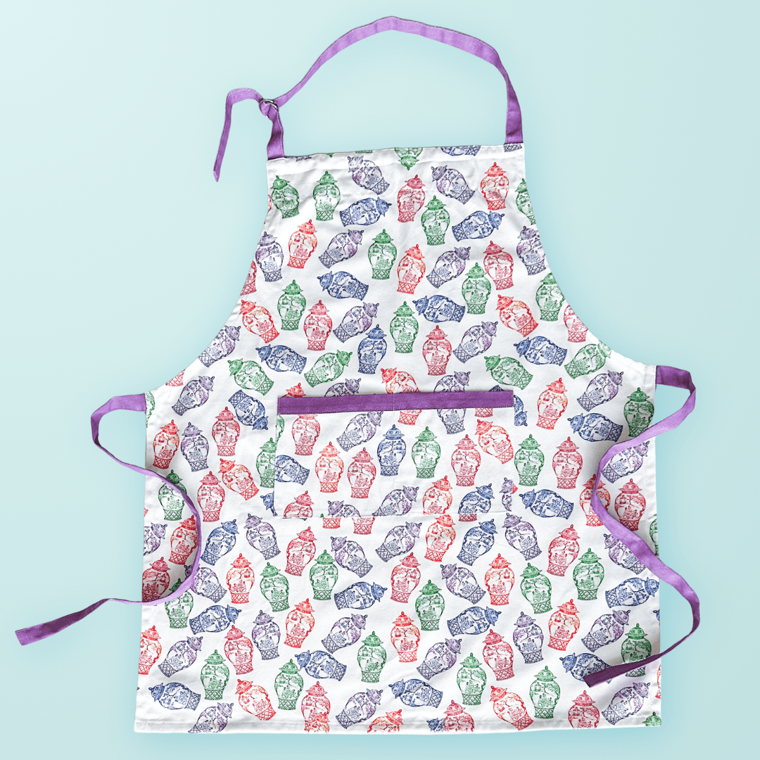 Colorful Ginger Jars Apron - Shop LINNY CO