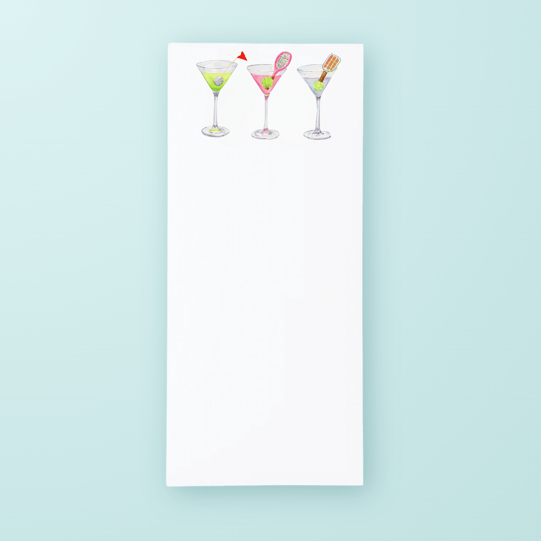Country Club Cocktails List Pad - Shop LINNY CO