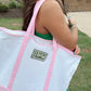Country Clubbin' - Pink Canvas Tote - Shop LINNY CO