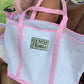 Country Clubbin' - Pink Canvas Tote - Shop LINNY CO